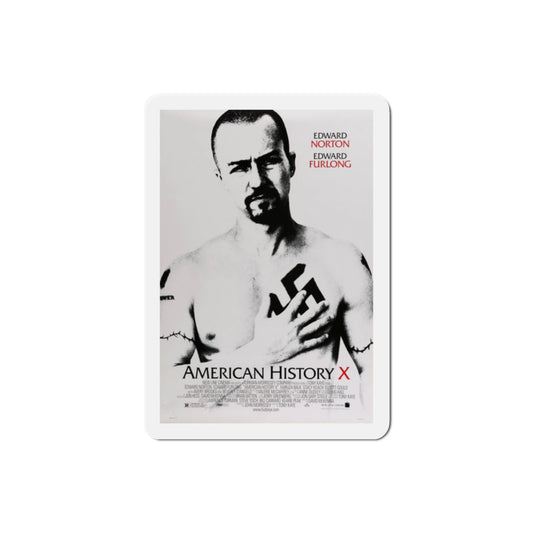 American History X 1998 Movie Poster Die-Cut Magnet-2" x 2"-The Sticker Space