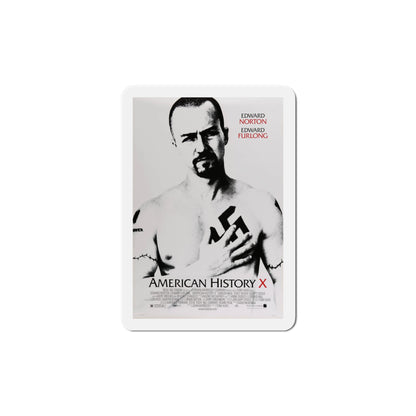 American History X 1998 Movie Poster Die-Cut Magnet-6 × 6"-The Sticker Space