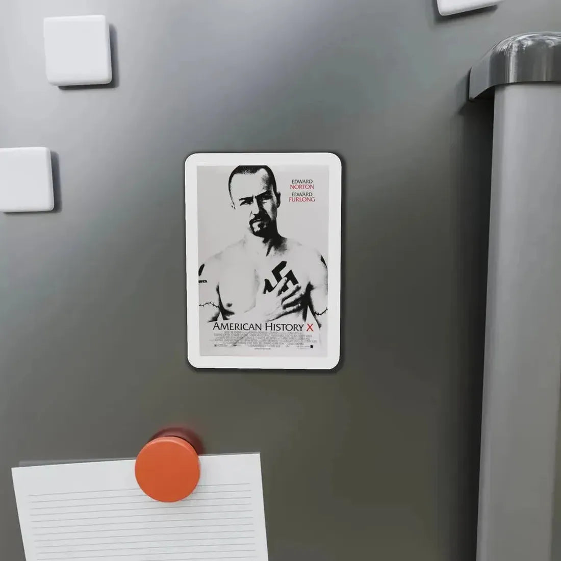 American History X 1998 Movie Poster Refrigerator Magnet - The Sticker Space