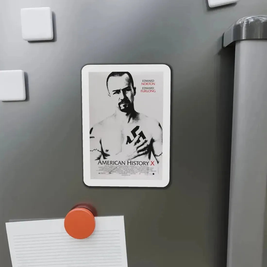 American History X 1998 Movie Poster Refrigerator Magnet - The Sticker Space