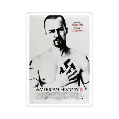 American History X 1998 Movie Poster STICKER Vinyl Die-Cut Decal 5 Inch - The Sticker Space