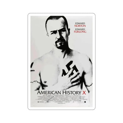 American History X 1998 Movie Poster STICKER Vinyl Die-Cut Decal 6 Inch - The Sticker Space