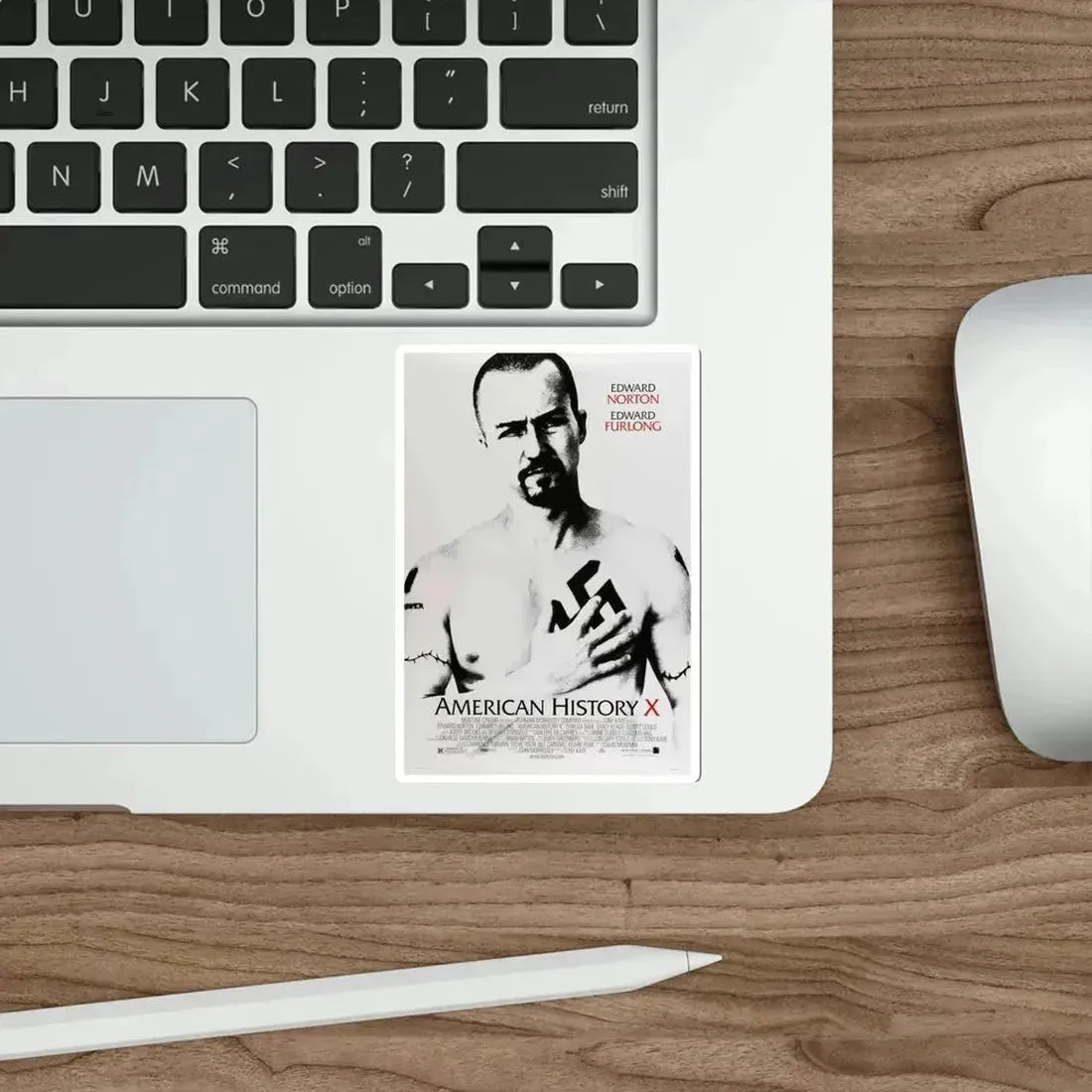 American History X 1998 Movie Poster STICKER Vinyl Die-Cut Decal - The Sticker Space