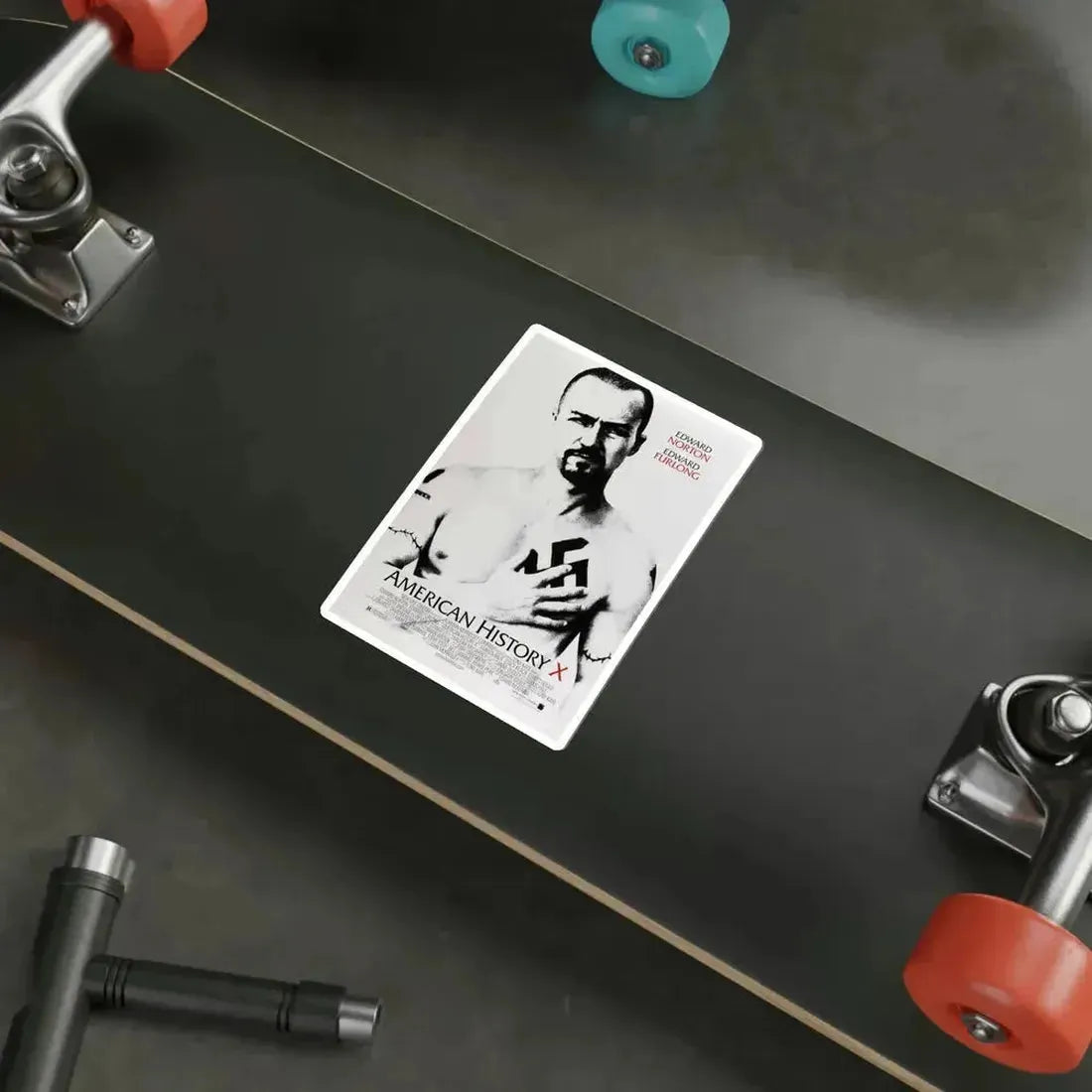 American History X 1998 Movie Poster STICKER Vinyl Die-Cut Decal - The Sticker Space