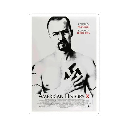 American History X 1998 Movie Poster STICKER Vinyl Die-Cut Decal - The Sticker Space
