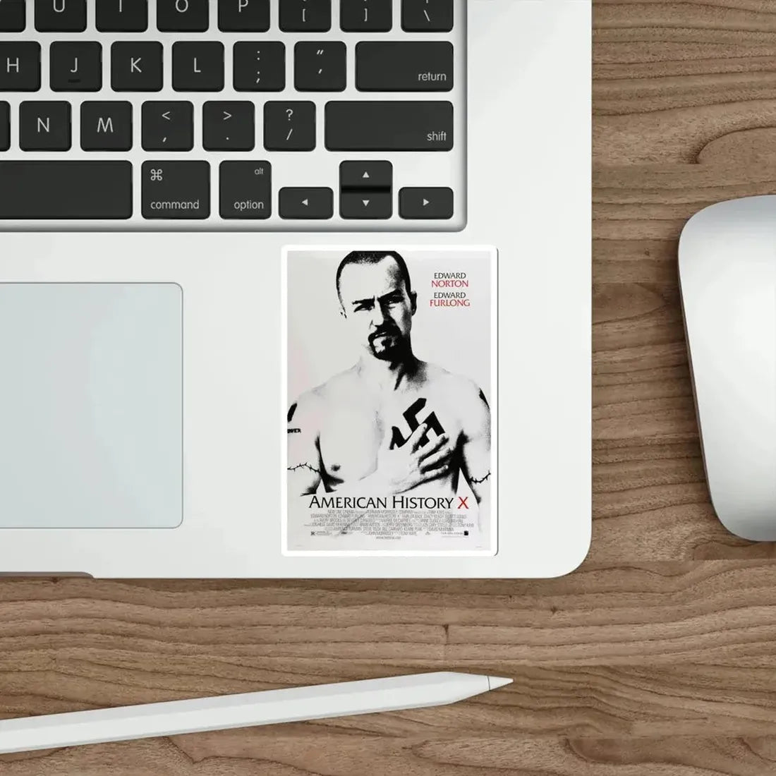 American History X 1998 Movie Poster STICKER Vinyl Die-Cut Decal - The Sticker Space