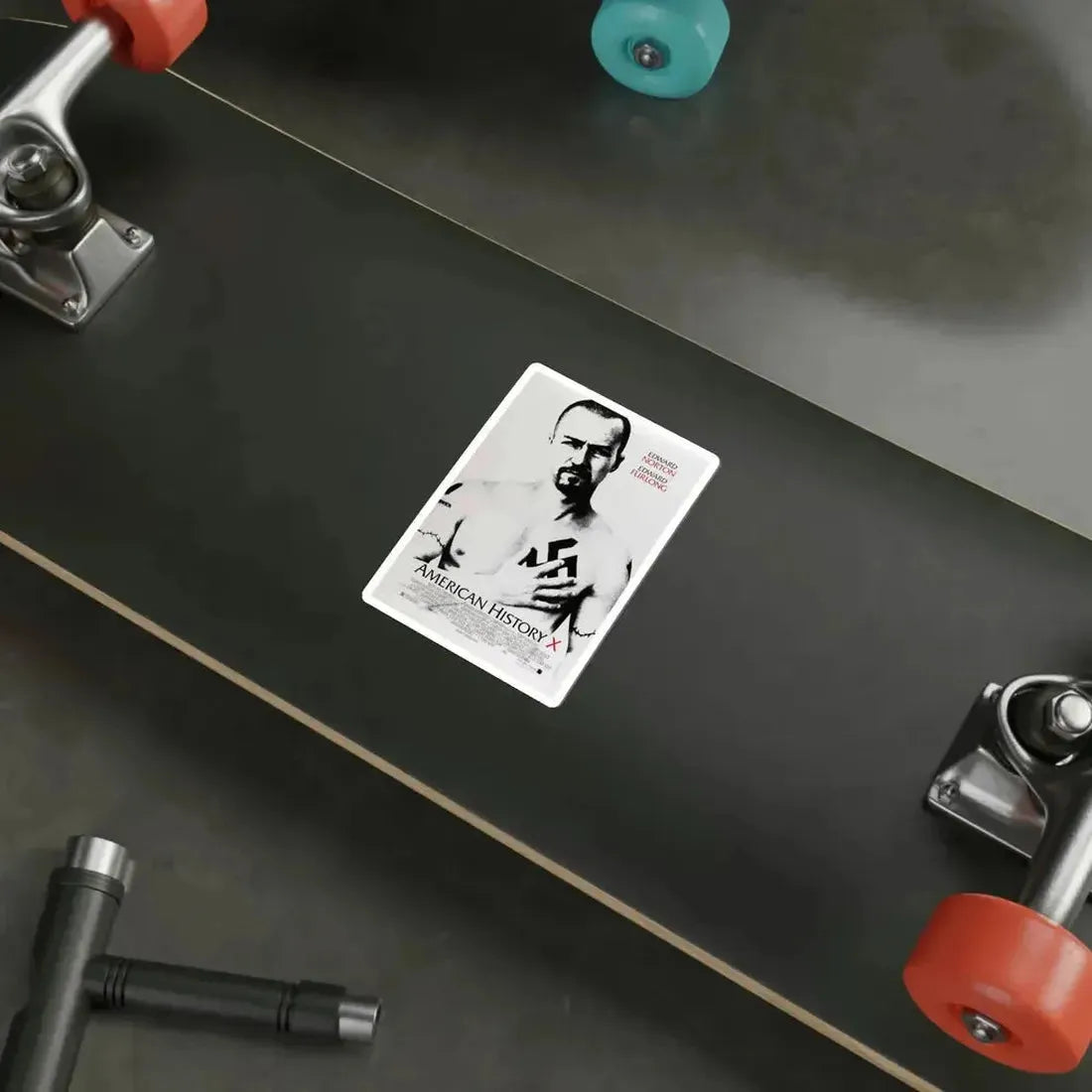 American History X 1998 Movie Poster STICKER Vinyl Die-Cut Decal - The Sticker Space