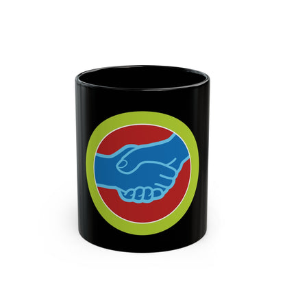 American Labor (Boy Scout Merit Badge) Black Coffee Mug-11oz-The Sticker Space