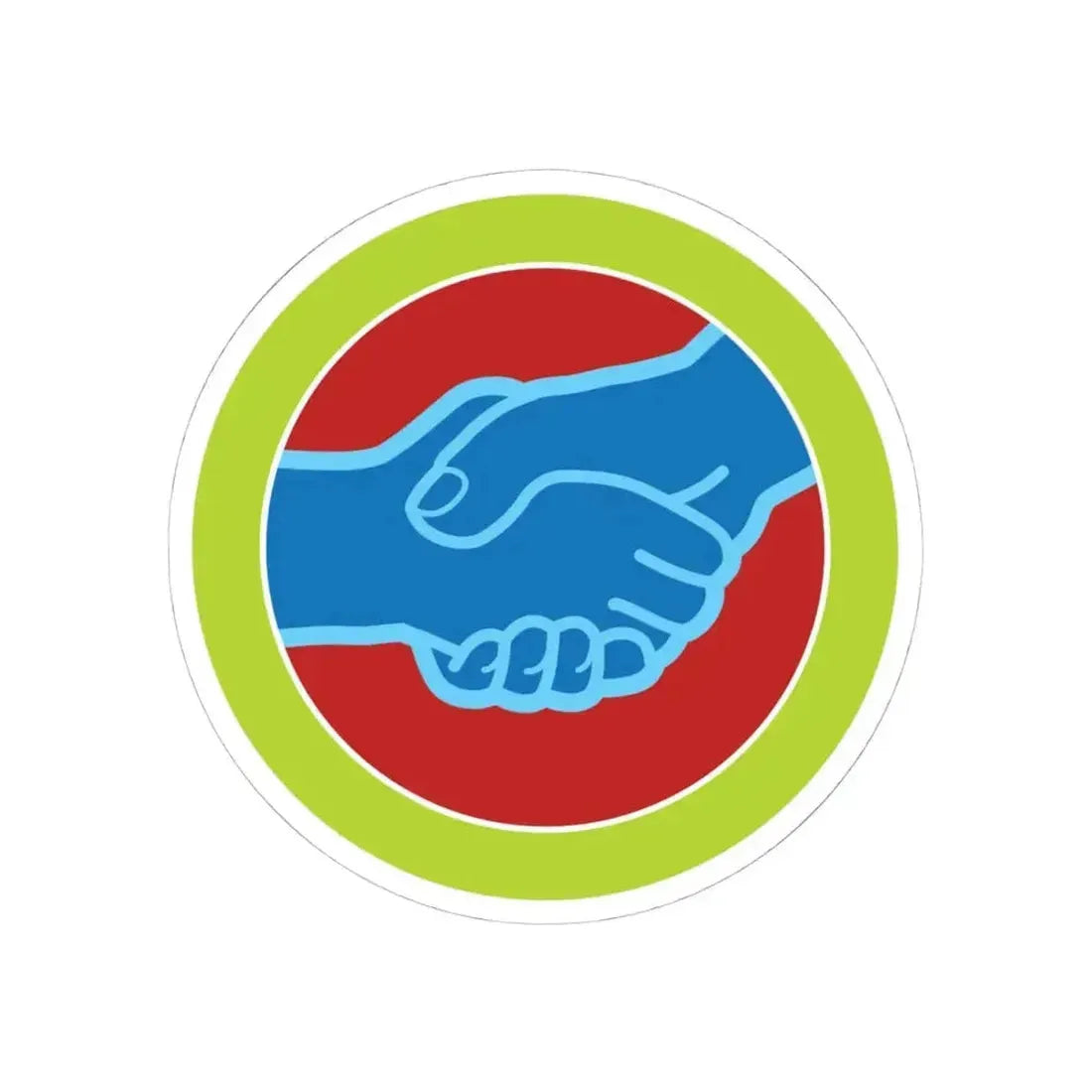 American Labor (Boy Scout Merit Badge) STICKER Vinyl Kiss-Cut Decal 4 Inch White - The Sticker Space