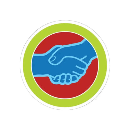 American Labor (Boy Scout Merit Badge) STICKER Vinyl Kiss-Cut Decal 6 Inch White - The Sticker Space