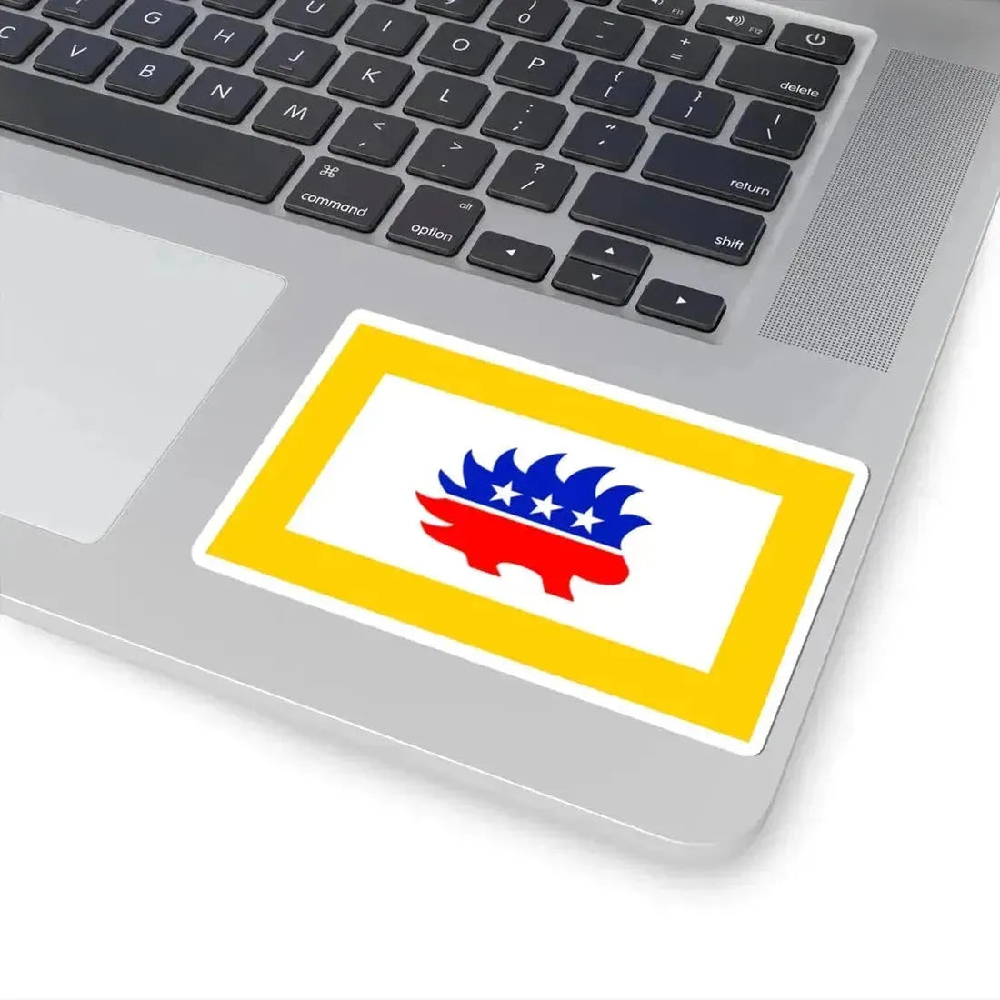 American Libertarian Flag (United States) STICKER Vinyl Kiss-Cut Decal - The Sticker Space