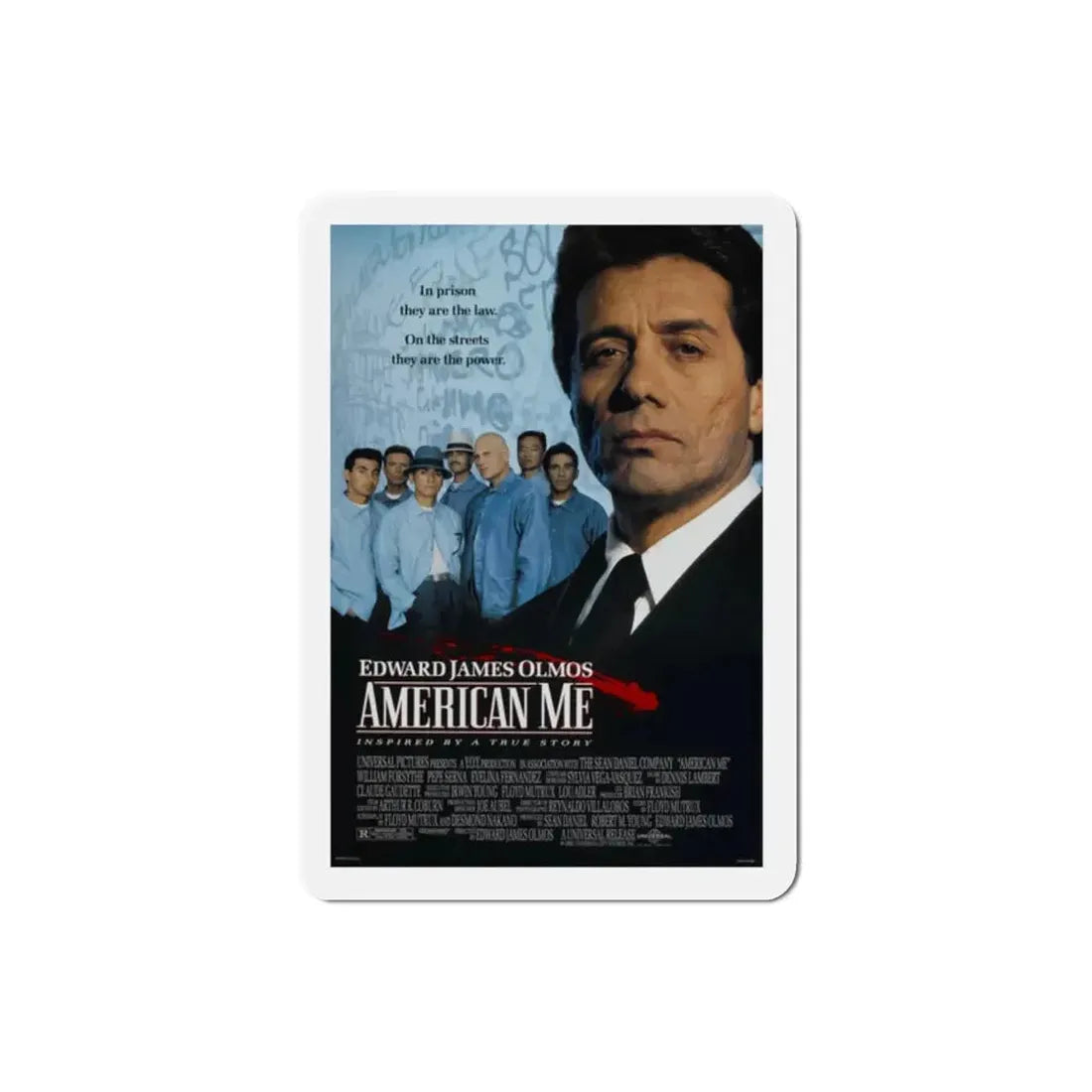 American Me 1992 Movie Poster Refrigerator Magnet - The Sticker Space