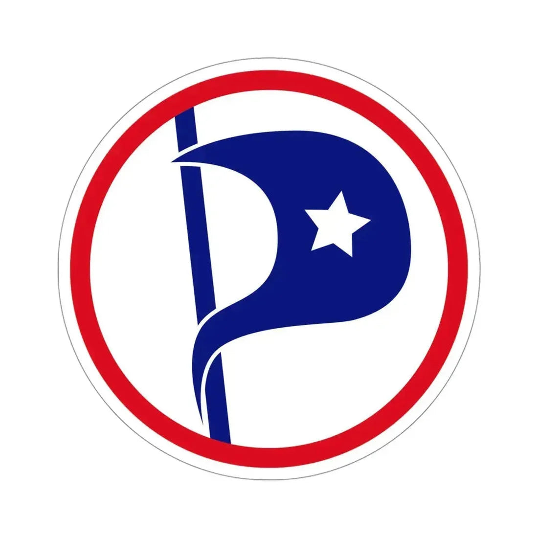 American Pirate Party STICKER Vinyl Die-Cut Decal 4 Inch - The Sticker Space