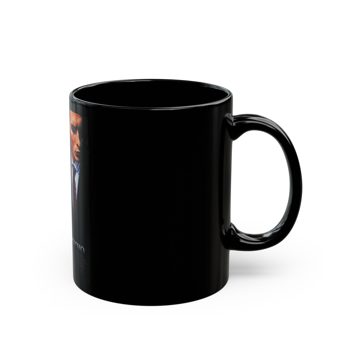 AMERICAN PSYCHO 2000 Movie Poster - Black Coffee Mug-The Sticker Space