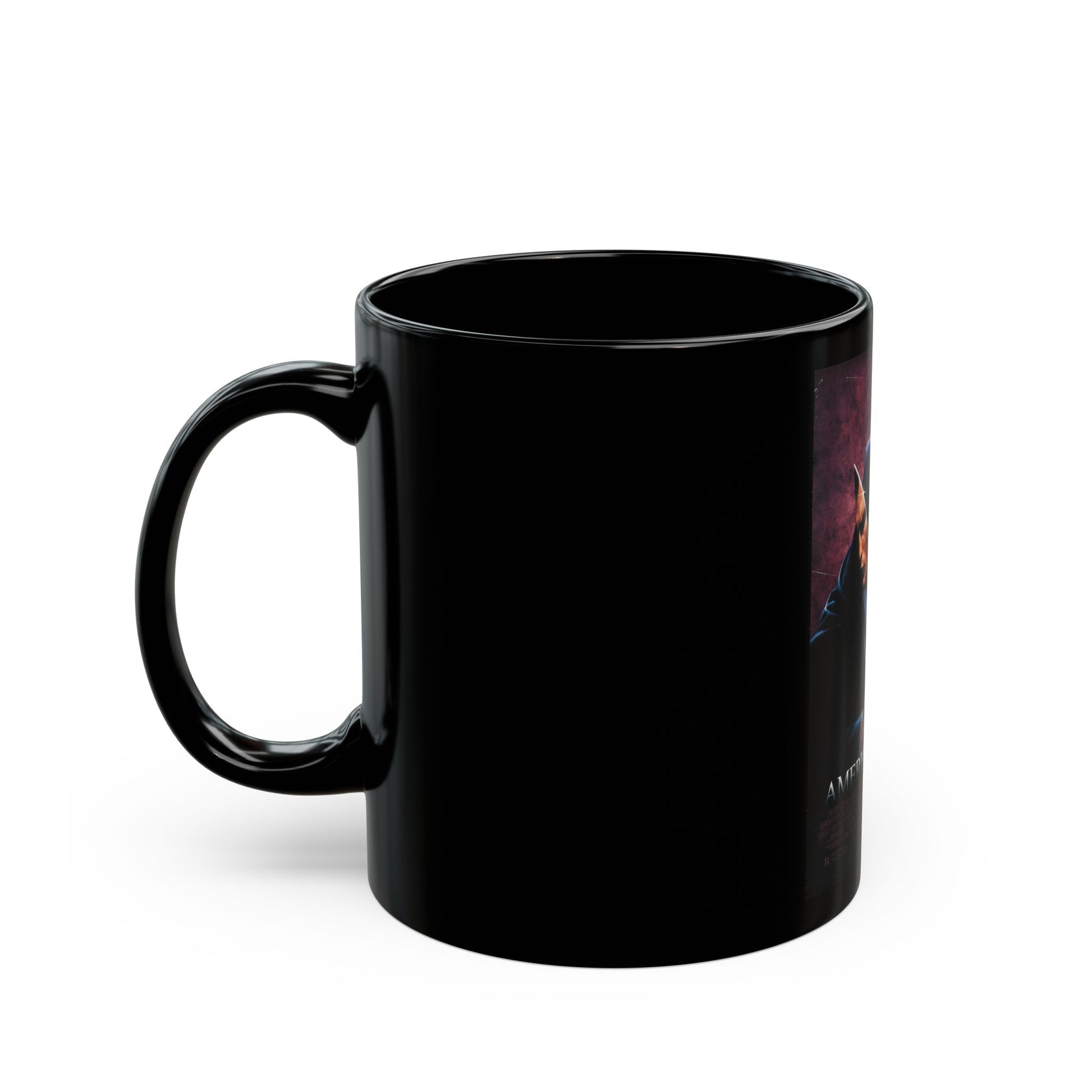 AMERICAN PSYCHO 2000 Movie Poster - Black Coffee Mug-The Sticker Space