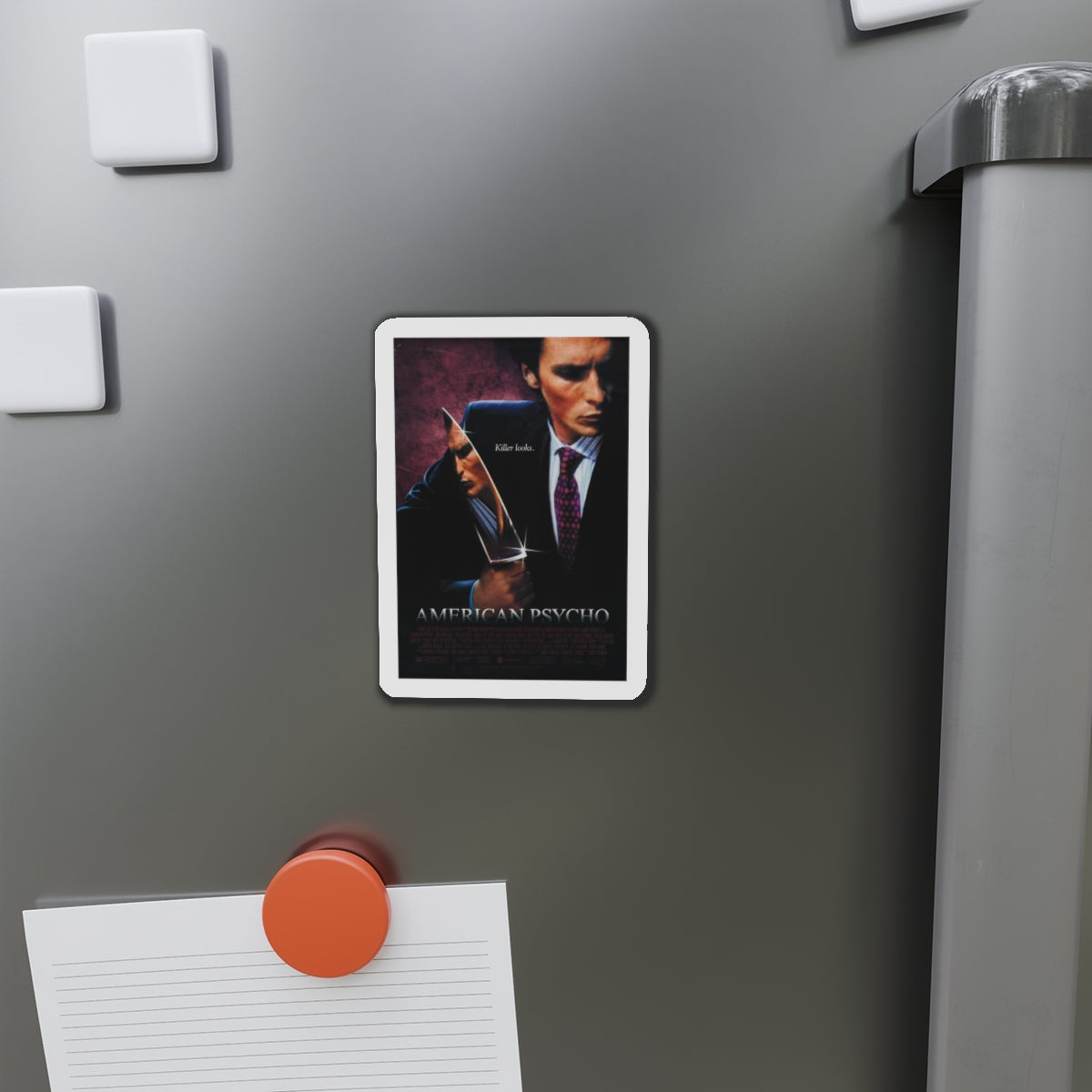 AMERICAN PSYCHO 2000 Movie Poster - Die-Cut Magnet-The Sticker Space