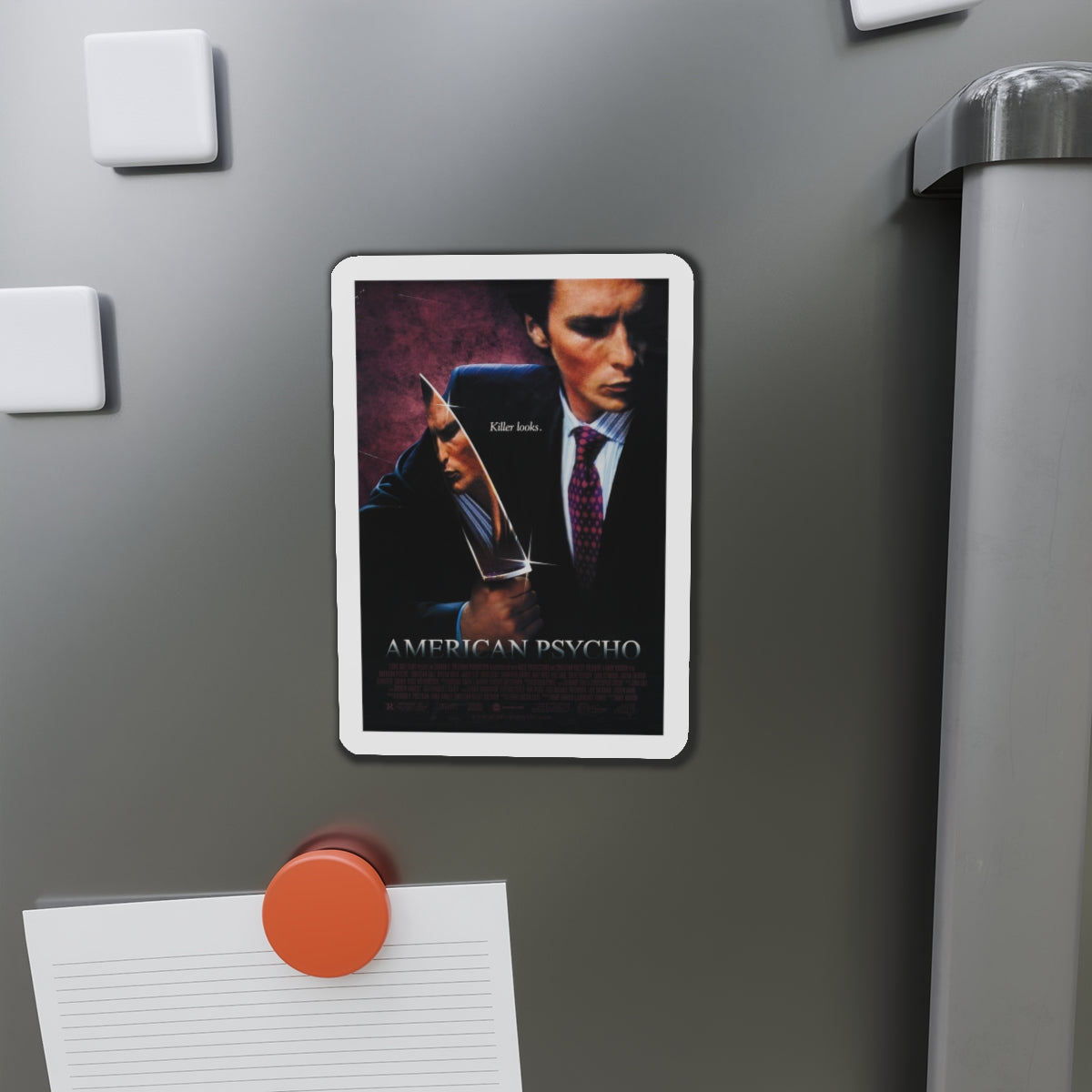 AMERICAN PSYCHO 2000 Movie Poster - Die-Cut Magnet-The Sticker Space