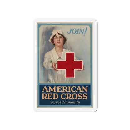 American Red Cross Poster (Magazine Illustration) Refrigerator Magnet 4 Inch - The Sticker Space