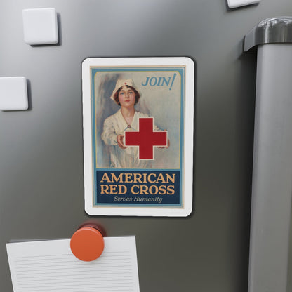 American Red Cross Poster (Magazine Illustration) Refrigerator Magnet-The Sticker Space