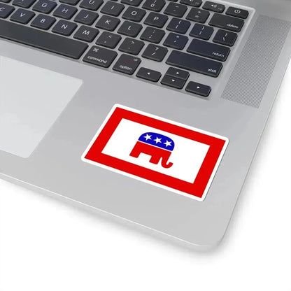 American Republican Flag (United States) STICKER Vinyl Kiss-Cut Decal - The Sticker Space