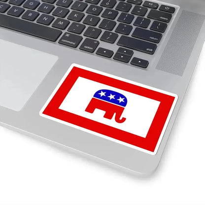 American Republican Flag (United States) STICKER Vinyl Kiss-Cut Decal - The Sticker Space