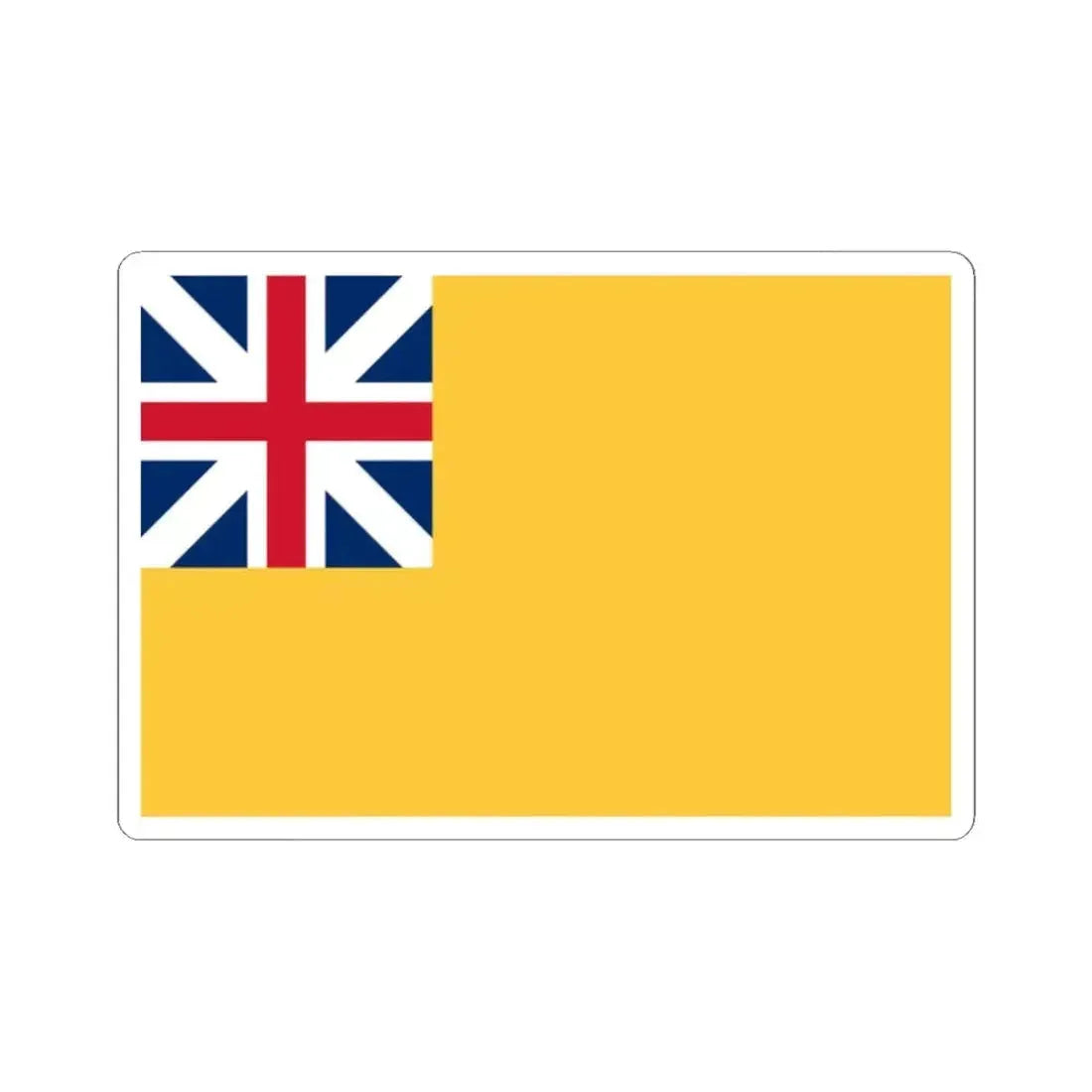 American Revolutionary War regimental flag - the Monmouth Flag (United States) STICKER Vinyl Kiss-Cut Decal 2 Inch White - The Sticker Space