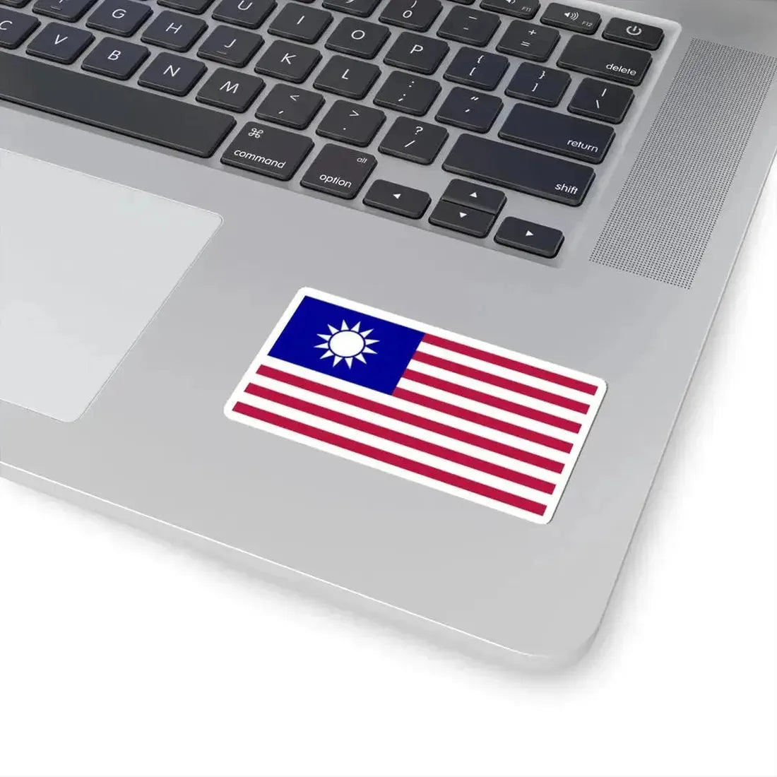 American-Taiwanese flag (United States) STICKER Vinyl Kiss-Cut Decal - The Sticker Space