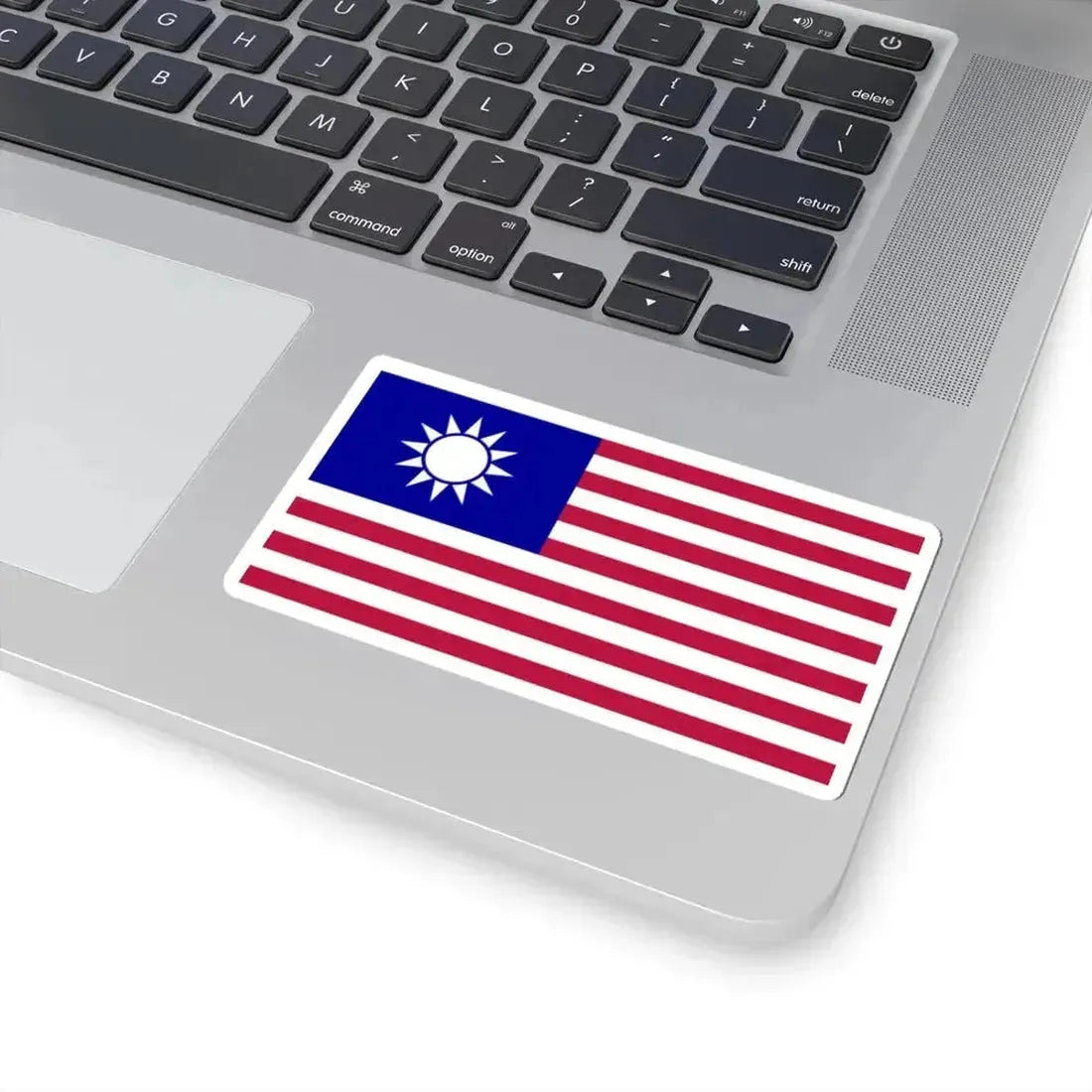 American-Taiwanese flag (United States) STICKER Vinyl Kiss-Cut Decal - The Sticker Space