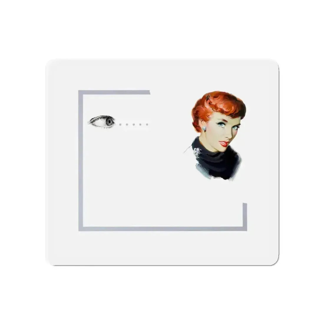 American Weekly Magazine Illustration (Magazine Illustration) Refrigerator Magnet 4 Inch - The Sticker Space