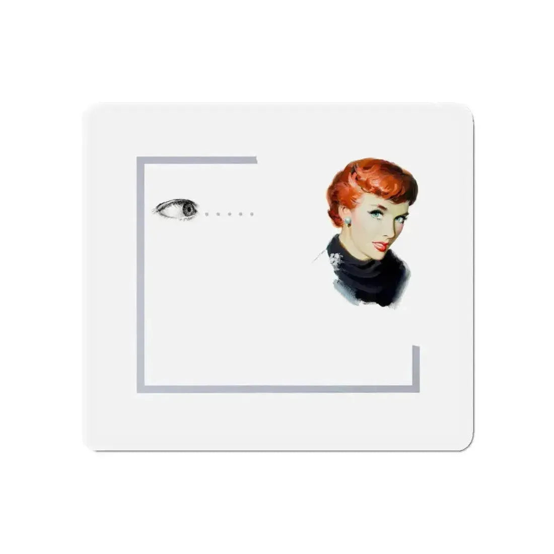 American Weekly Magazine Illustration (Magazine Illustration) Refrigerator Magnet 5 Inch - The Sticker Space