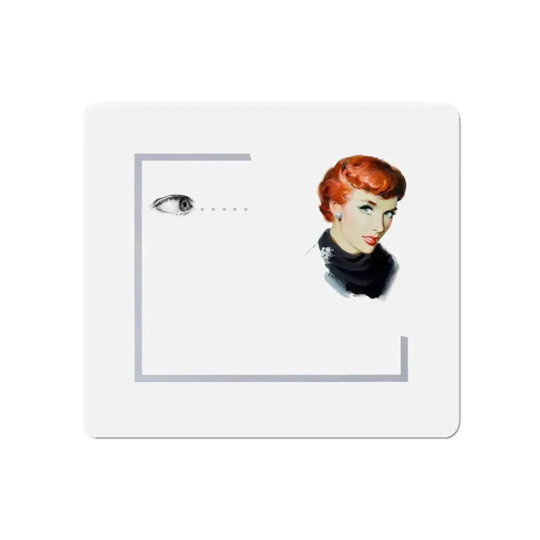 American Weekly Magazine Illustration (Magazine Illustration) Refrigerator Magnet 6 Inch - The Sticker Space