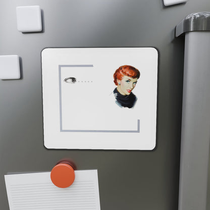 American Weekly Magazine Illustration (Magazine Illustration) Refrigerator Magnet-The Sticker Space