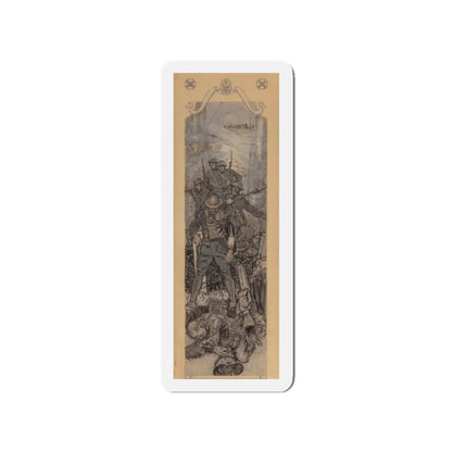 America's Greatest Battle, Collier's magazine story illustration, March 22, 1919 (Magazine Illustration) Refrigerator Magnet-2" x 2"-The Sticker Space