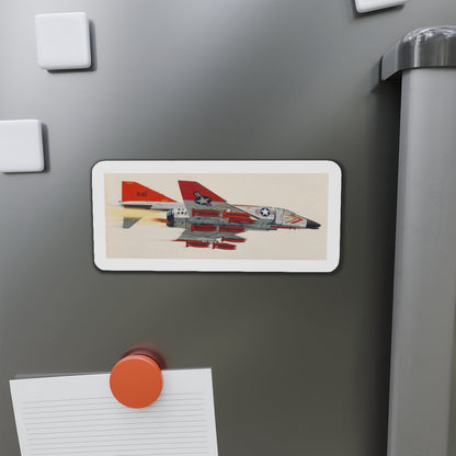 America's Hottest Jet, Popular Science magazine cover, May 1962 (Magazine Illustration) Refrigerator Magnet-The Sticker Space