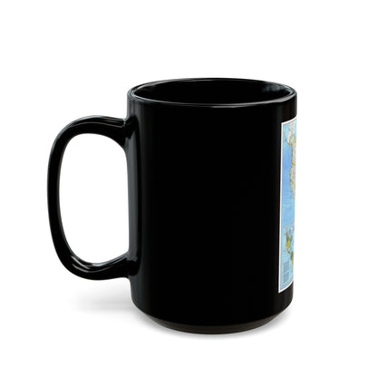 Americas, The (1979) (Map) Black Coffee Mug-The Sticker Space