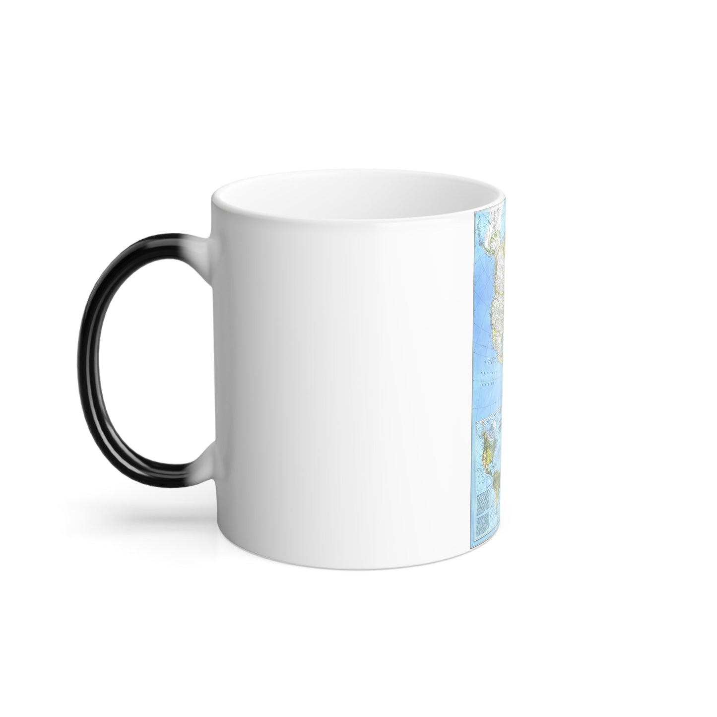 Americas, The (1979) (Map) Color Changing Mug 11oz-11oz-The Sticker Space