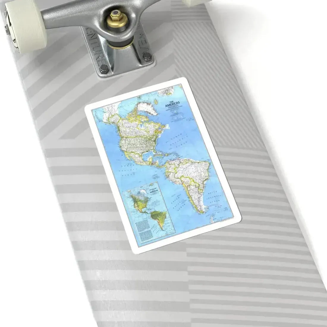 Americas, The (1979) (Map) STICKER Vinyl Kiss-Cut Decal - The Sticker Space