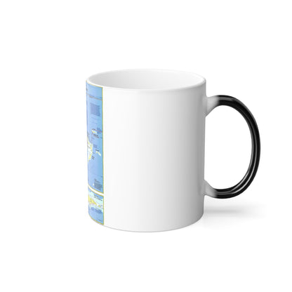 Americas - Threading the Island (1986) (Map) Color Changing Mug 11oz-11oz-The Sticker Space