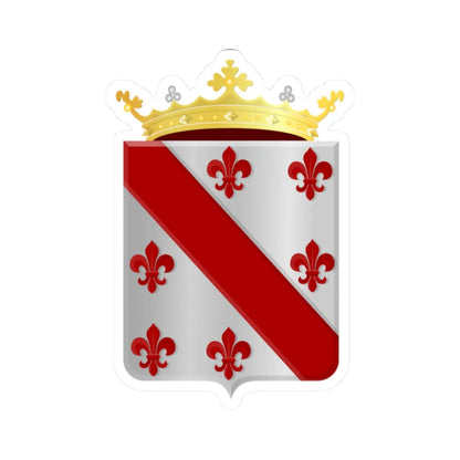 Amerongen wapen (Netherlands) (Coat of Arms) STICKER Vinyl Kiss-Cut Decal 2 Inch White - The Sticker Space