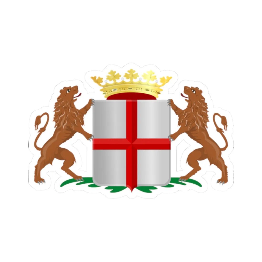 Amersfoort wapen HRvA (Netherlands) (Coat of Arms) STICKER Vinyl Kiss-Cut Decal 2 Inch White - The Sticker Space