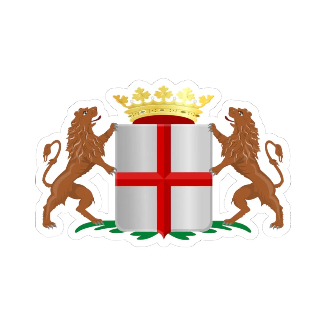 Amersfoort wapen HRvA (Netherlands) (Coat of Arms) STICKER Vinyl Kiss-Cut Decal 3 Inch White - The Sticker Space