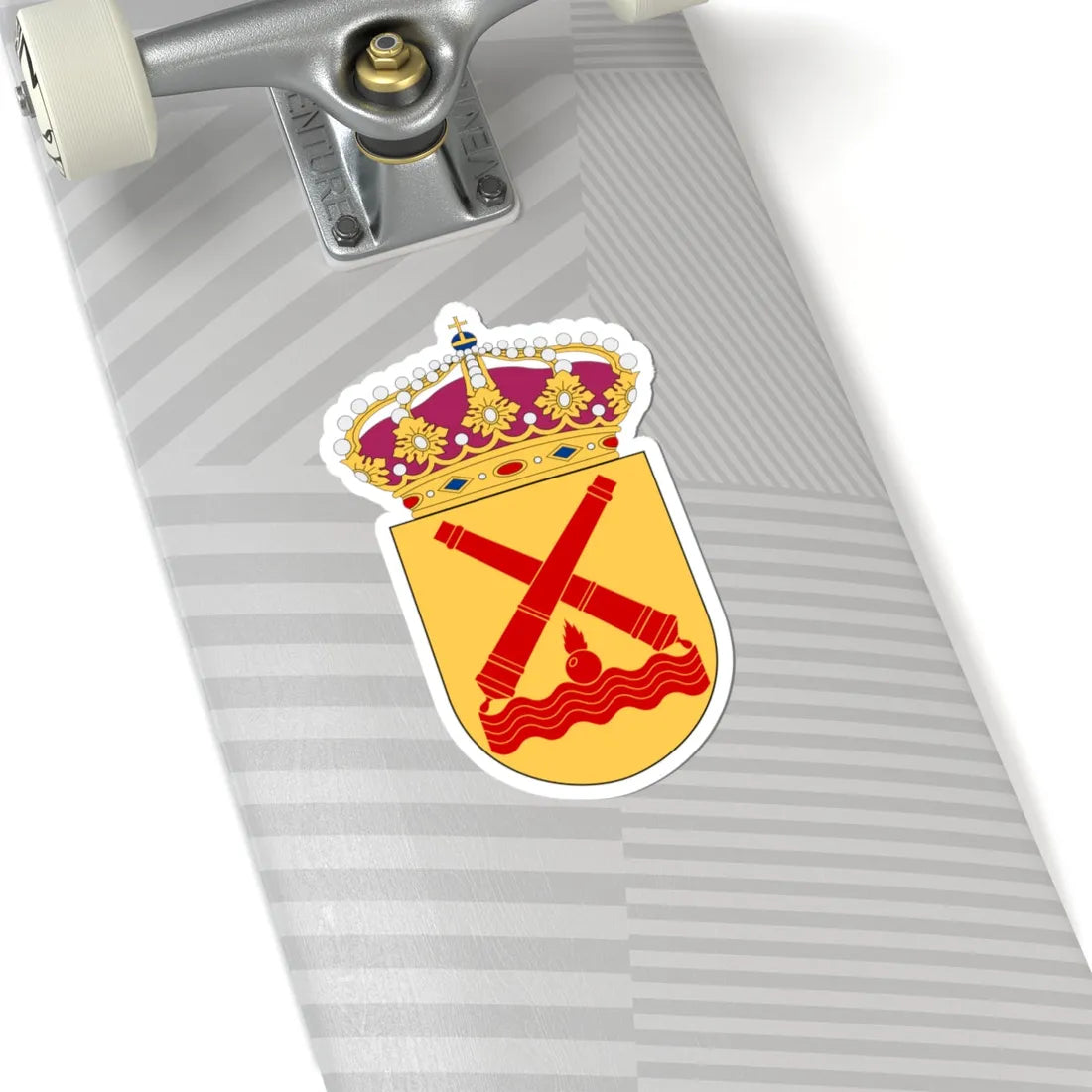 Amfibiestridskolan vapen (Sweden) (Coat of Arms) STICKER Vinyl Kiss-Cut Decal - The Sticker Space