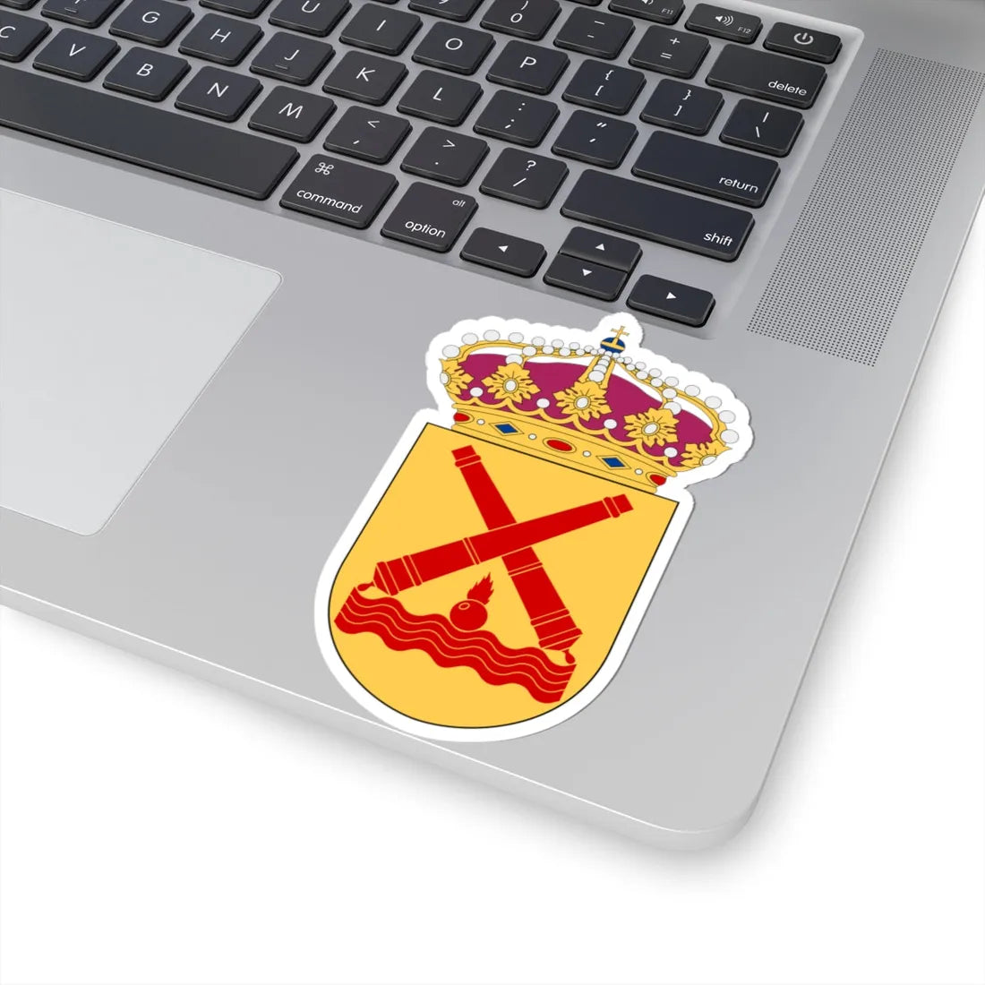 Amfibiestridskolan vapen (Sweden) (Coat of Arms) STICKER Vinyl Kiss-Cut Decal - The Sticker Space