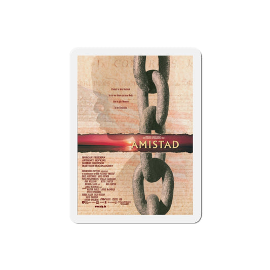 Amistad 1997 Movie Poster Die-Cut Magnet-2" x 2"-The Sticker Space