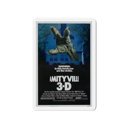 AMITYVILLE 3D 1983 Movie Poster - Refrigerator Magnet 4 Inch - The Sticker Space