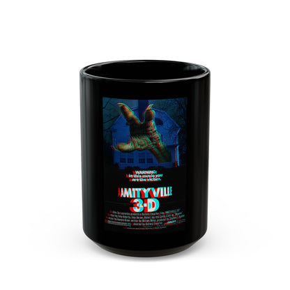 AMITYVILLE 3D (3D) 1983 Movie Poster - Black Coffee Mug