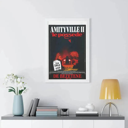 AMITYVILLE II (BELGIAN) 1982 - Framed Movie Poster - The Sticker Space