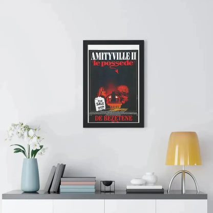 AMITYVILLE II (BELGIAN) 1982 - Framed Movie Poster - The Sticker Space