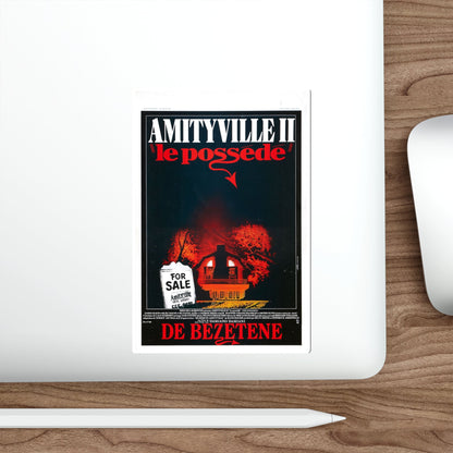 AMITYVILLE II (BELGIAN) 1982 Movie Poster STICKER Vinyl Die-Cut Decal-The Sticker Space