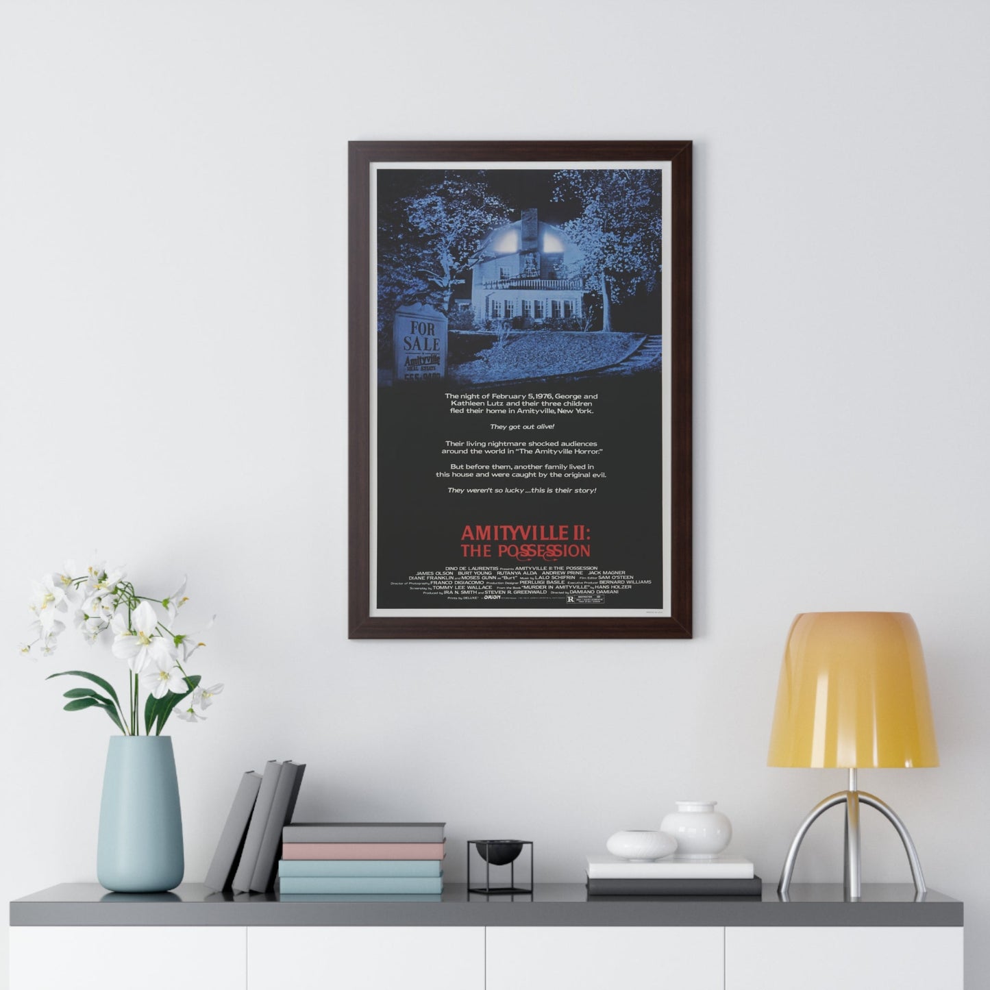 AMITYVILLE II THE POSSESSION 1982 - Framed Movie Poster-The Sticker Space